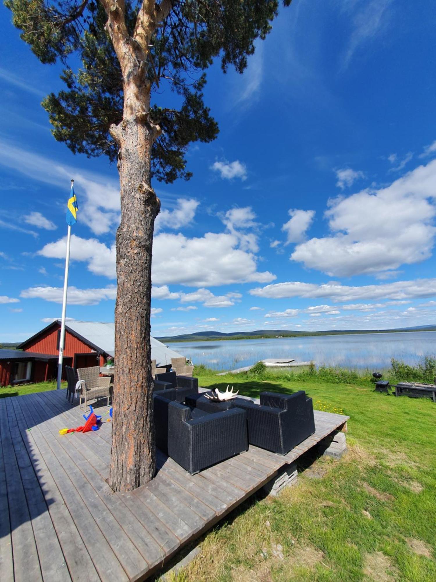 Camp Caroli Wooden Cabins Jukkasjärvi Eksteriør bilde