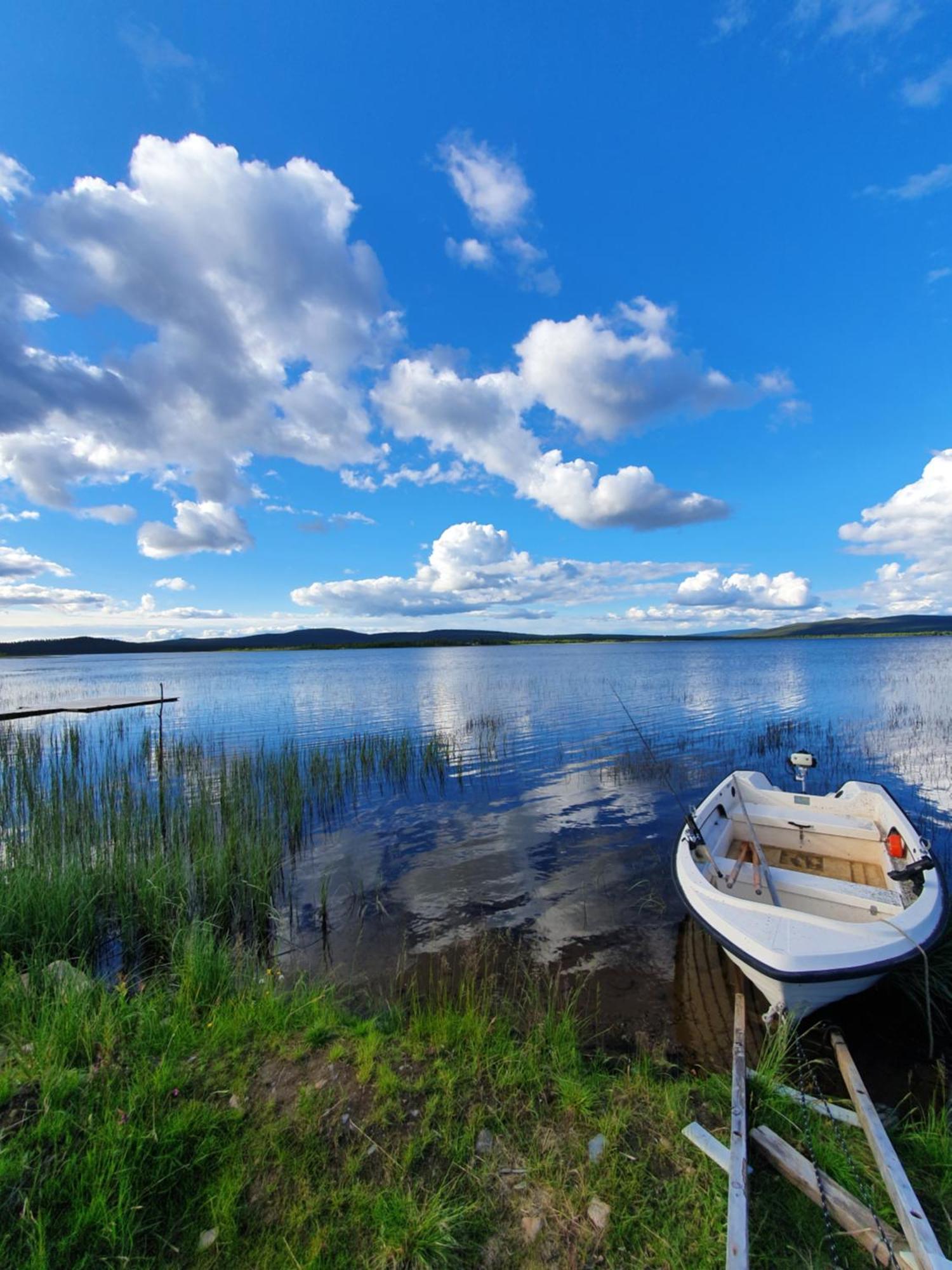 Camp Caroli Wooden Cabins Jukkasjärvi Eksteriør bilde