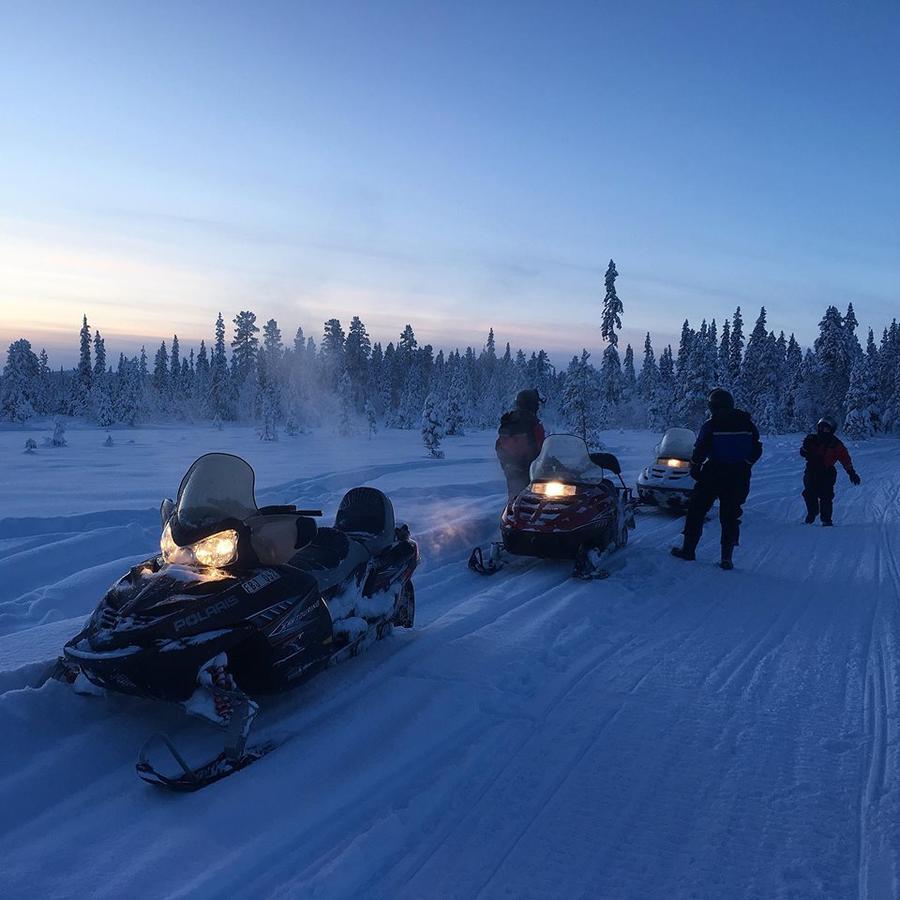 Camp Caroli Wooden Cabins Jukkasjärvi Eksteriør bilde