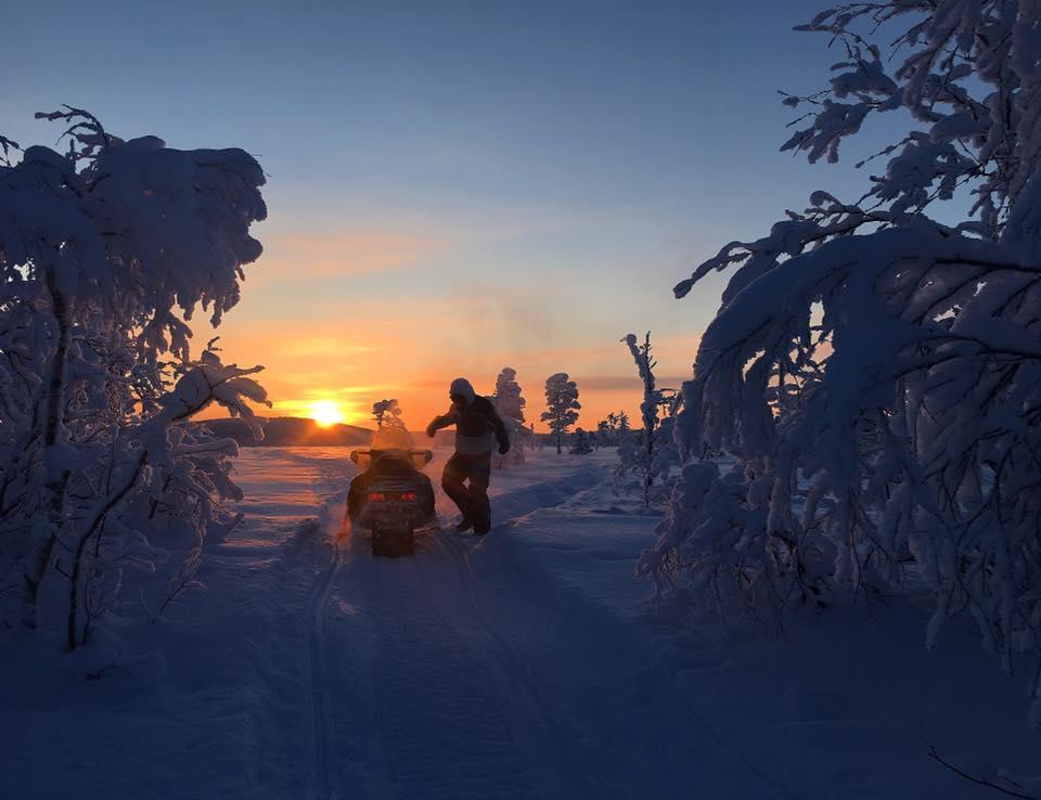 Camp Caroli Wooden Cabins Jukkasjärvi Eksteriør bilde