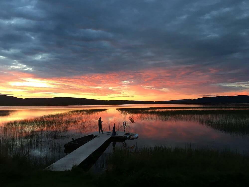 Camp Caroli Wooden Cabins Jukkasjärvi Eksteriør bilde
